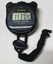 Digital Handheld Sports Stopwatch Time Clock Alarm CounterTimer DoubleCount Mode