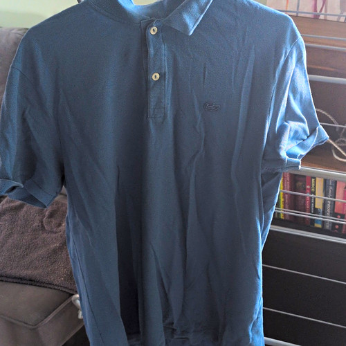 Lacoste men blue polo shirt - lacoste, men's