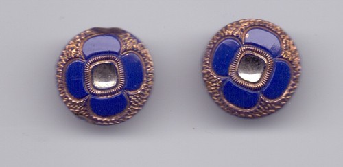 Pair glass vintage - glass,
