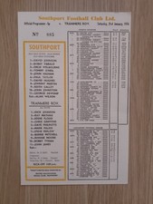 Southport v Tranmere Rovers