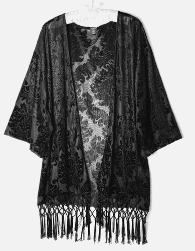Guess kimono black burnout - guess,