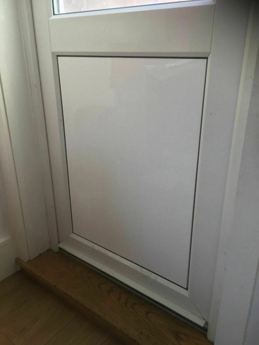 Gloss white back door blanking - gloss,
