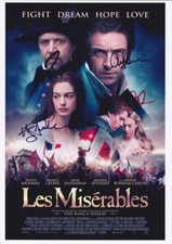 Les Miserables signed movie