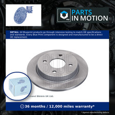 2x Brake Discs Pair Solid fits FORD SIERRA Rear 82 to 93 253mm Set Blue Print