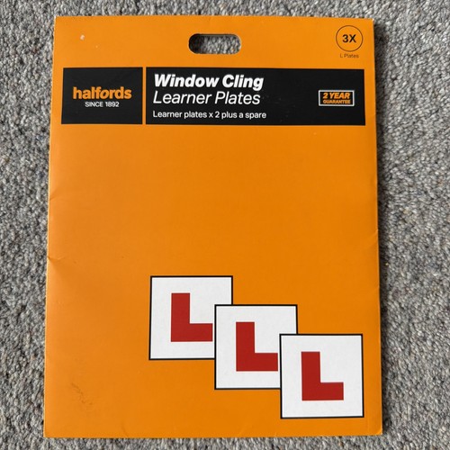 Halfords window cling - halfords, l
