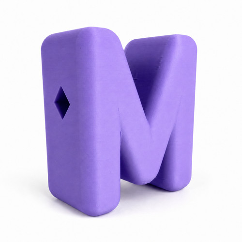 Giant bead letter initial - giant,