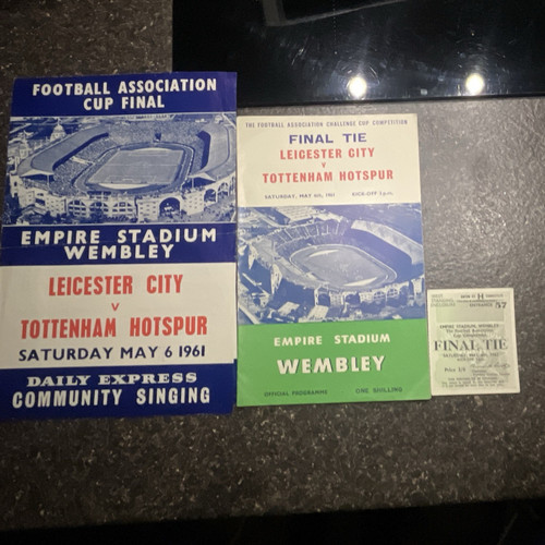 1961 cup original ticket - 1961,