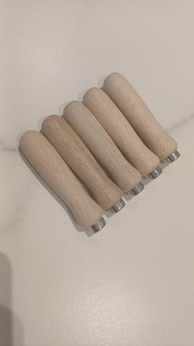 Wooden file handles and 4 - wooden, 4"