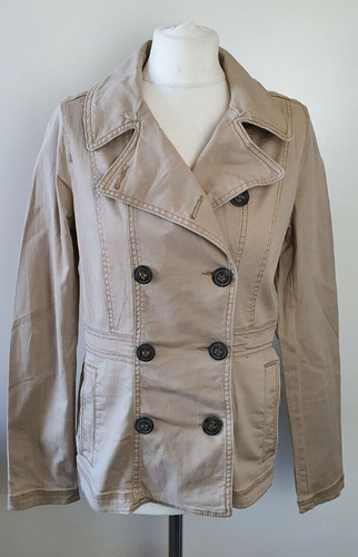 Ladies uk12 beige long - h&m,