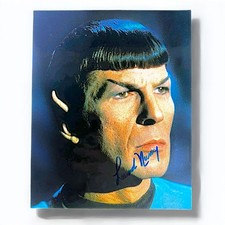 Leonard Nimoy Signed Spock