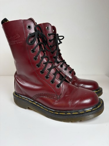 Martens cherry red leather - cherry,