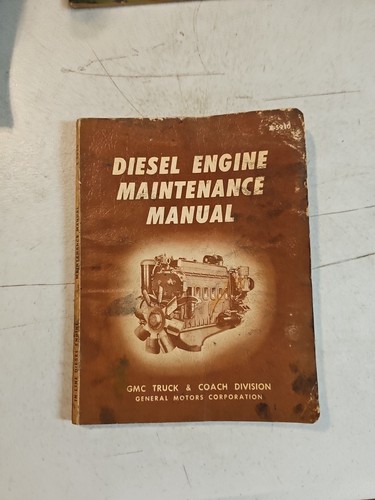 1959 diesel engine - diesel, maintenance