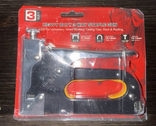 Heavy duty way staple gun - 3-way,