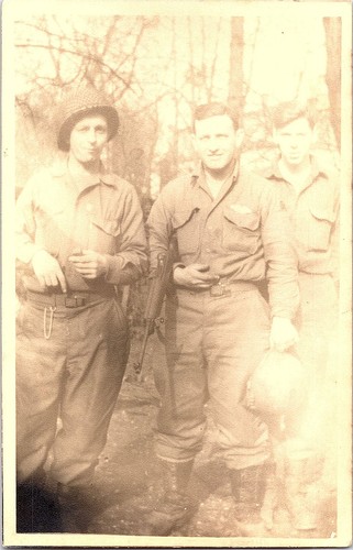 Wwii soldiers rppc - wwii, m3