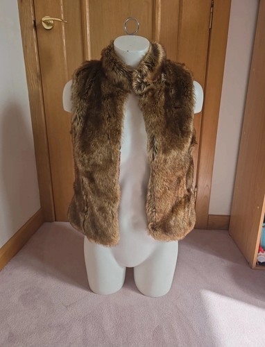 Monsoon brown faux fur - monsoon, gilet