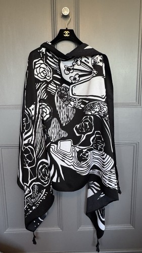 Black white art deco - black,