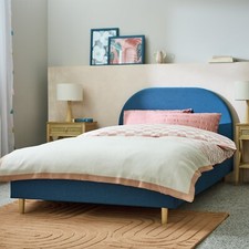 Olivia Small Double Bed Frame - Blue
