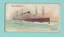 SHIPS  -  SINGLETON & COLE  -  ATLANTIC  LINERS  -  DEVONIAN  -  1910