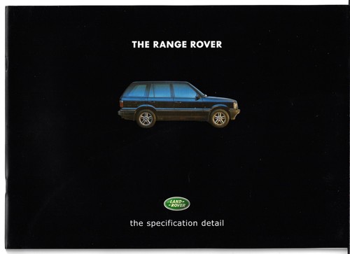 Range rover specifications - rover,