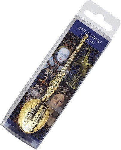 Anointing spoon english crown - english,