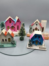 Vintage Putz Mica Village 3