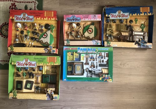 Wild west vintage play set - play,