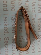 Faux Leather Brown Medium Collar With Bone Gemstone Design
