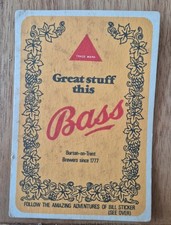 Vintage Bass Beer Mat 1970s