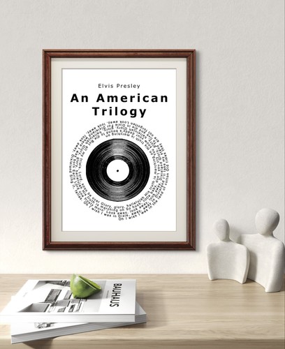Elvis poster american - an,
