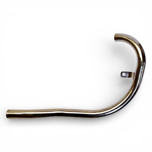Chrome low level exhaust pipe - chrome,