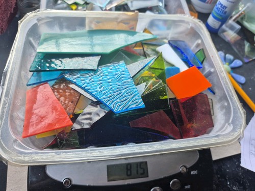 815g stained glass suitable - 815g,