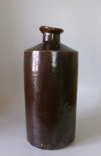 ANTIQUE DOULTON LAMBETH STONEWARE INK BOTTLE 230mm HIGH - GOOD CONDITION