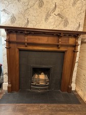 Victorian Wooden Fire Surround