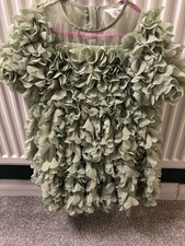 H&M Princess Dress Age 3-4 Girls Green