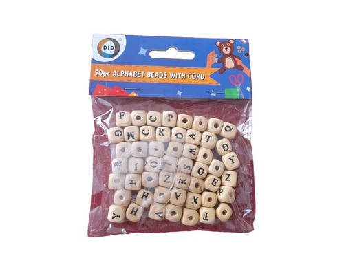 Pcs 10mm alphabet - 50,
