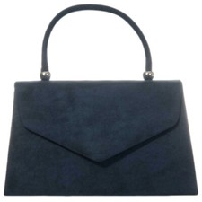 Navy Blue Grab Bag Top Handle