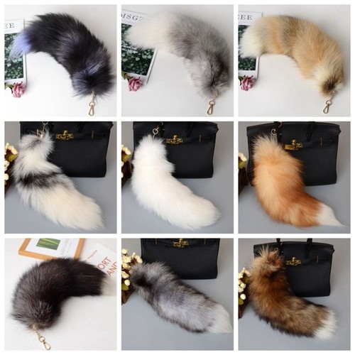 Therian tail plush keychain - plush,