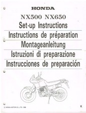 HONDA NX600 & NX650 1988
