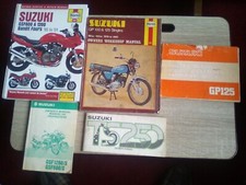SUZUKI GSF600/1200 GP100/125  TS250 MANUALS