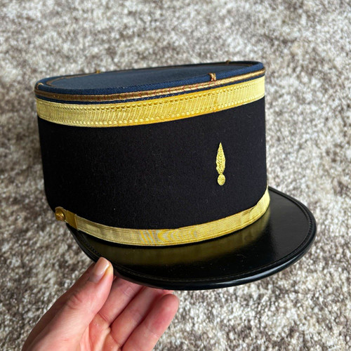 Black military style - black, kepi