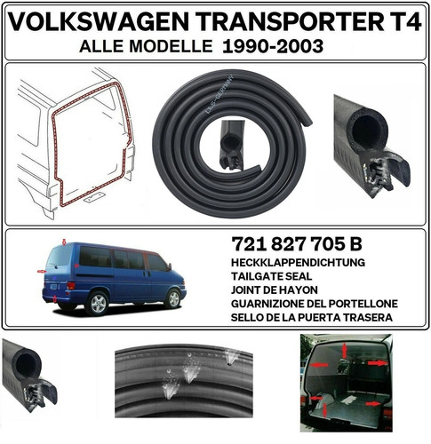 Tailgate seal for - tailgate, renault