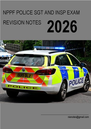 Police sgt insp promotion nppf - insp,