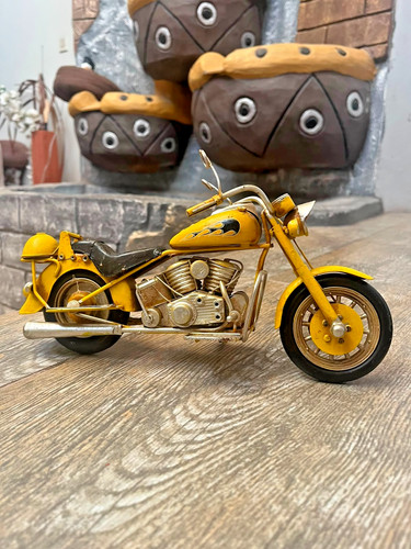 Vintage retro metal chopper - metal,