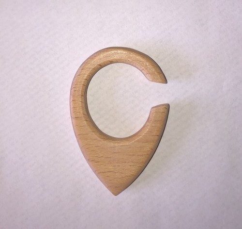 Ear weight beech wood - ear,