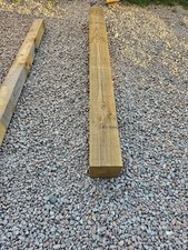 Large 200mm Sq Gate Post 2.4 M  Treated