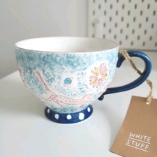BNIB White Stuff Blue Footed Cup Favourite Wonderland 