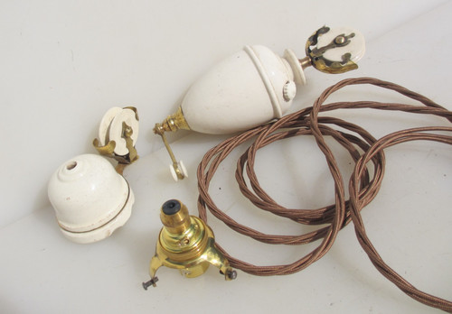 Antique ceramic ceiling light - antique,