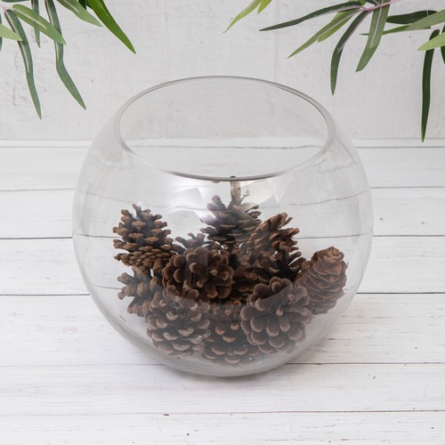 Clear glass flower - glass,
