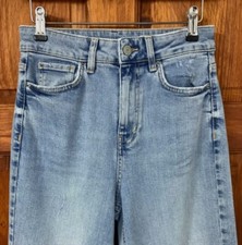 M & S Womens Denim Wide Leg Stretch Jeans Pants Flare Trousers 7 colour £39.50