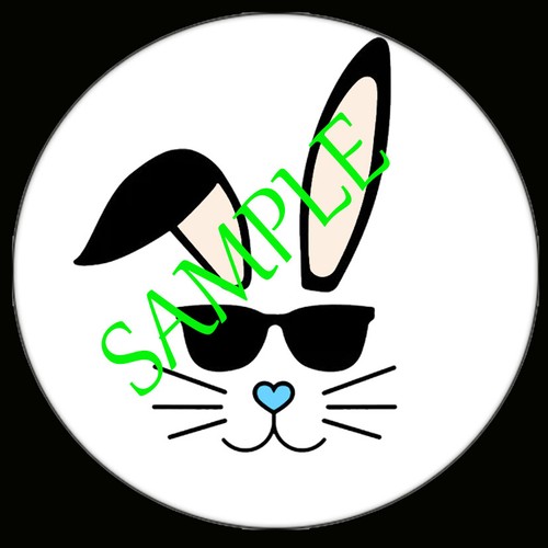 Easter bunny face - sweet, cone